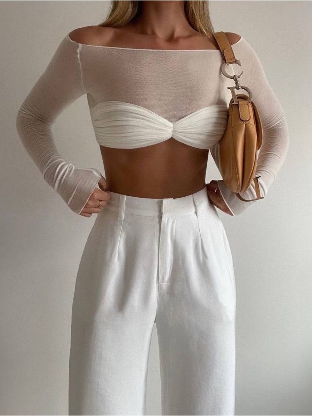 Orseund Iris Cream La Sirena Crop Top